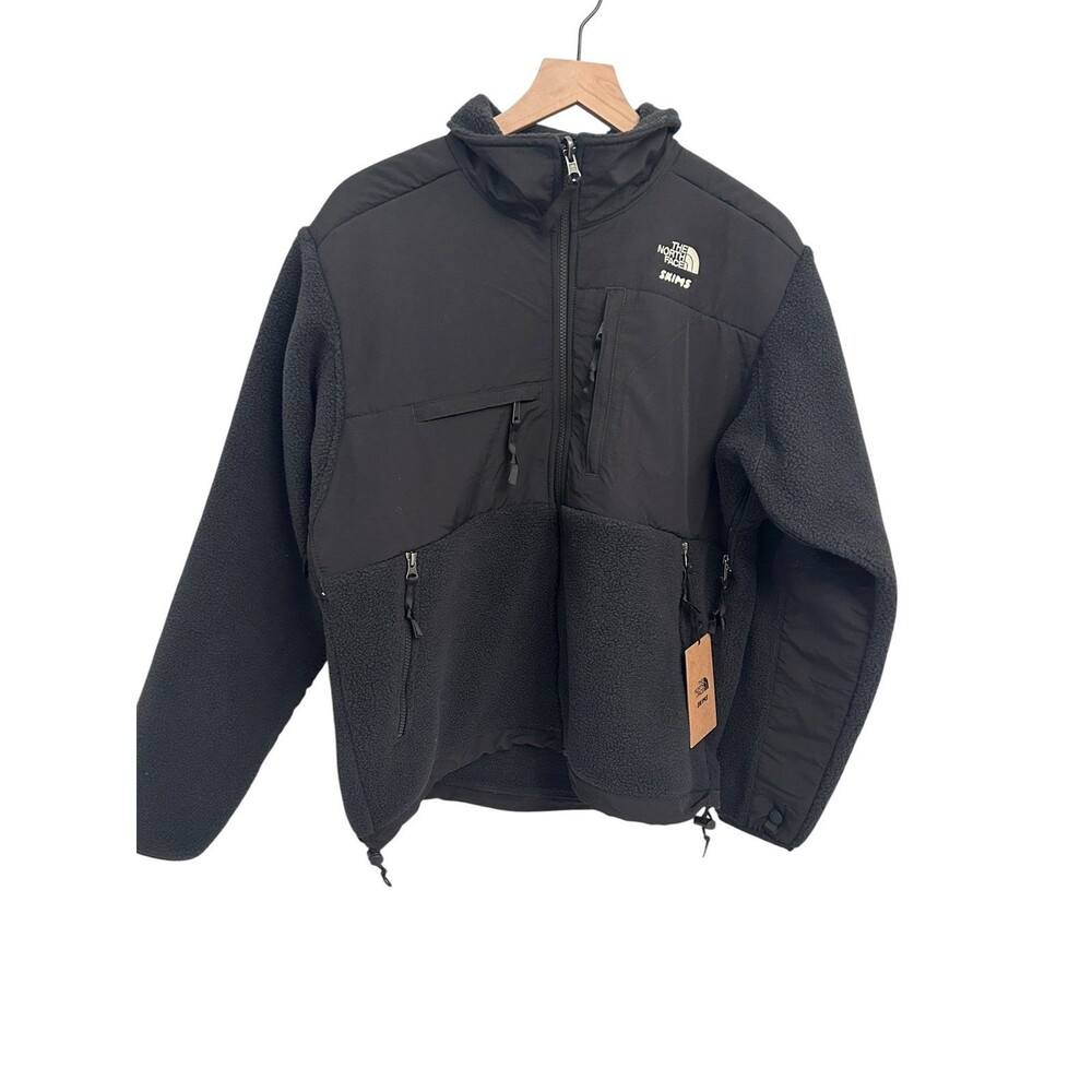 Skims X The North Face 1995 Retro Denali Fleece Jacket in Onyx Size XS New